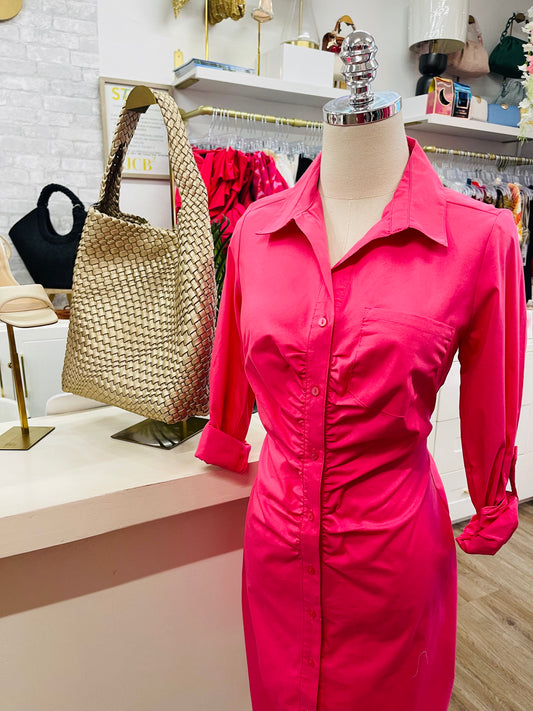 NM Camellia Shirt Dress