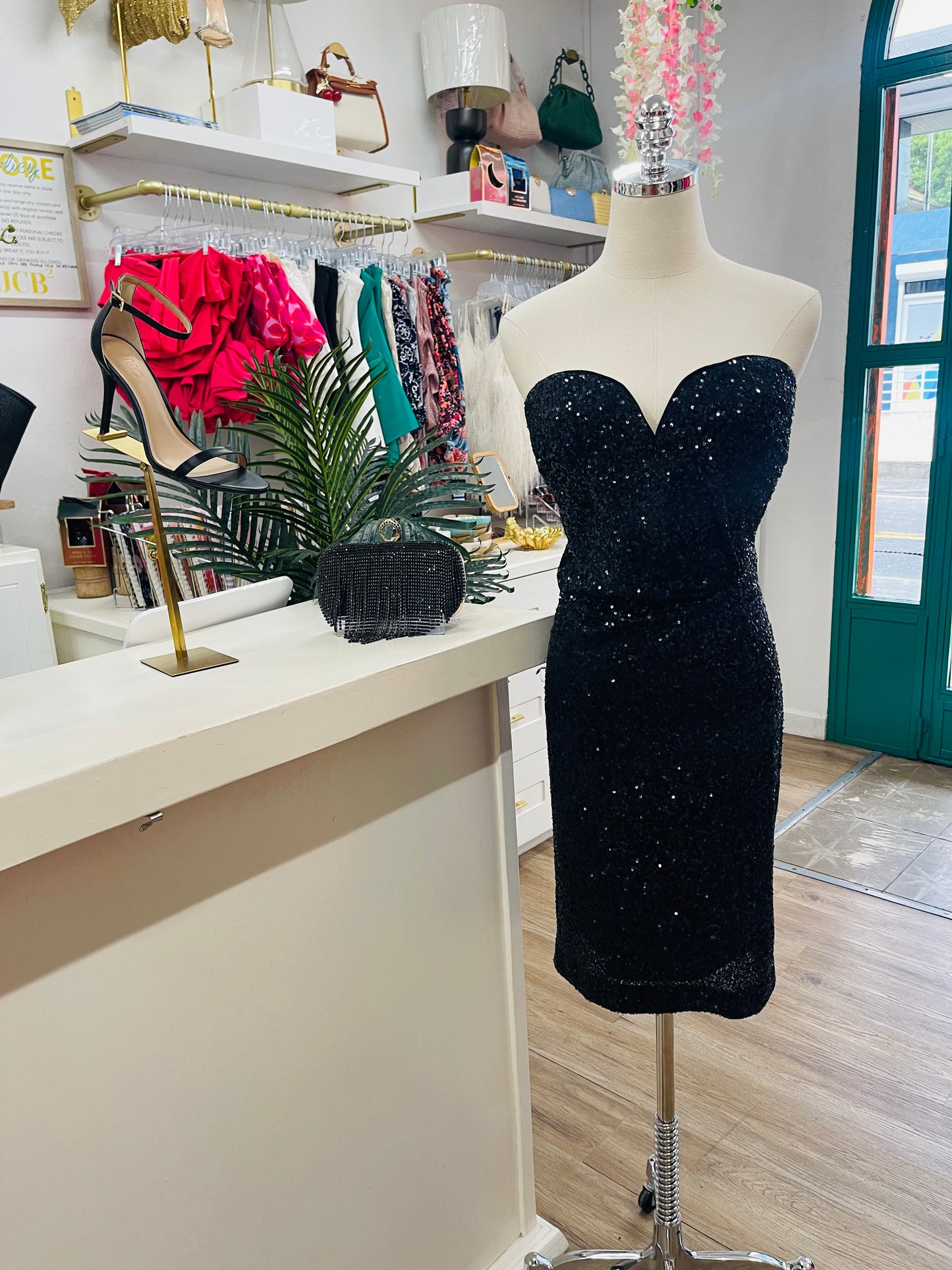 DK Kim Sequin Mini Dress