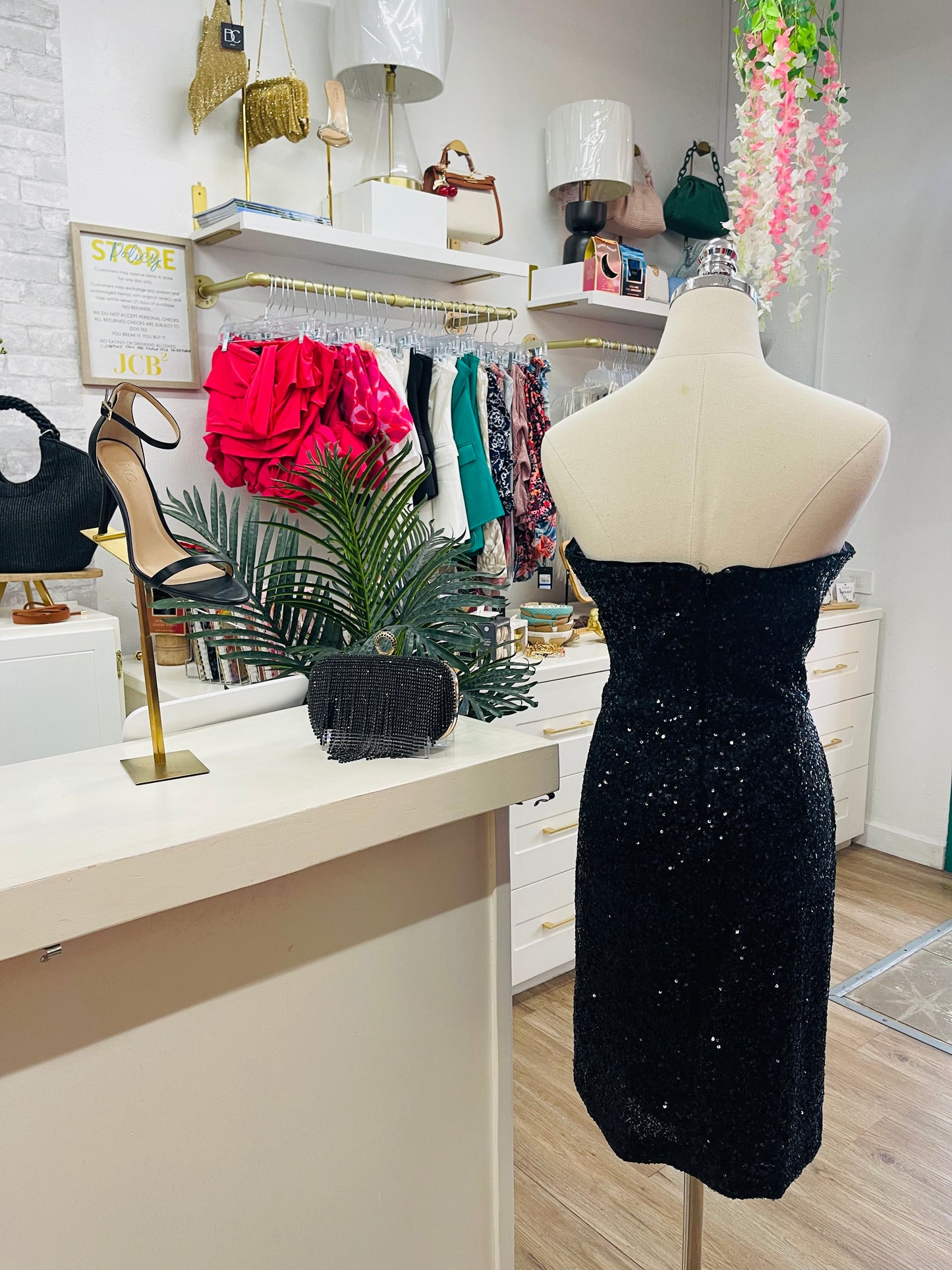 DK Kim Sequin Mini Dress