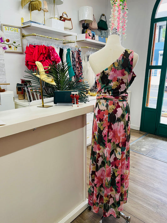 NM Mesh One Shlder Maxi