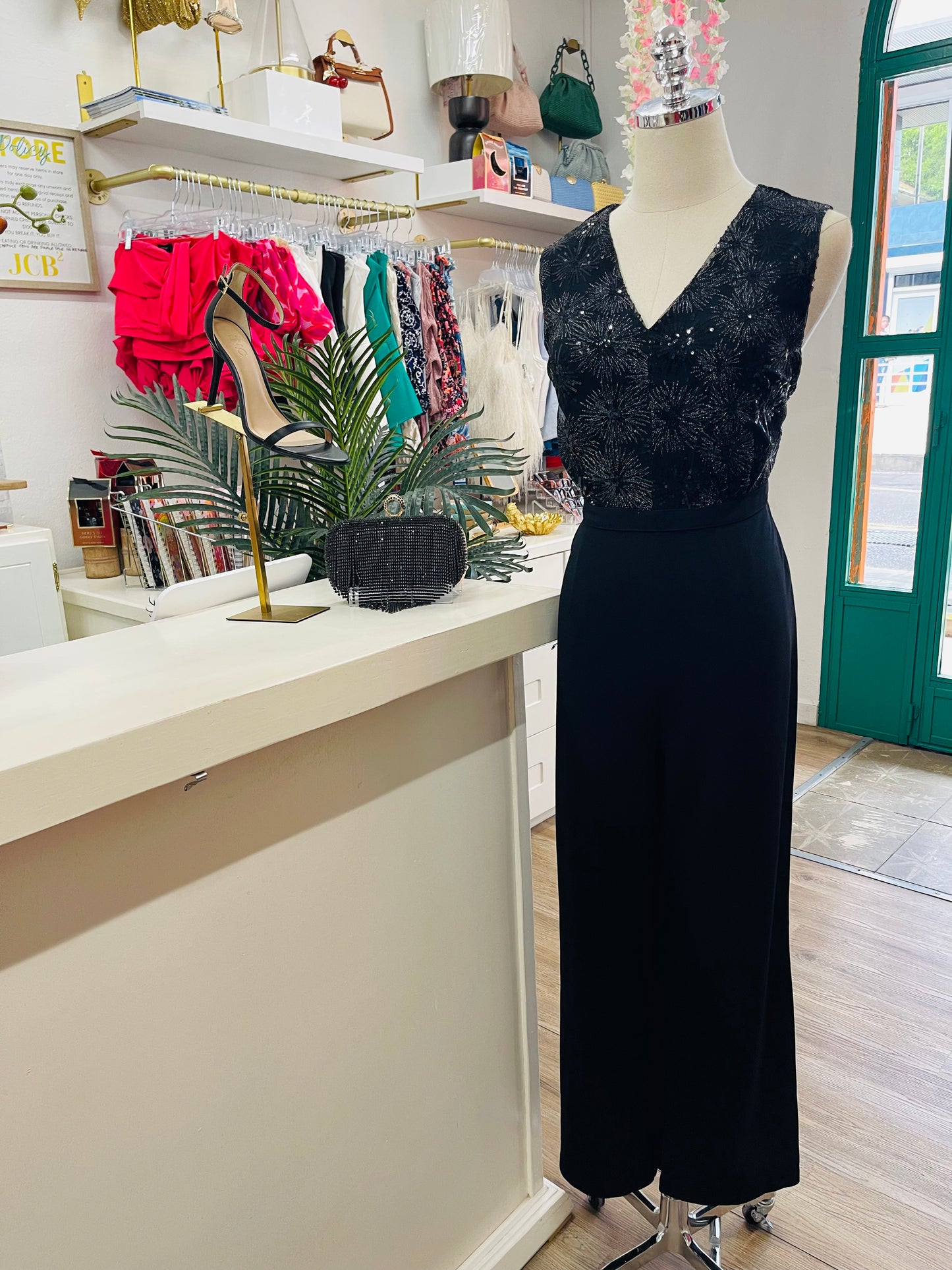 Alexa B Sequin Jumpsuit