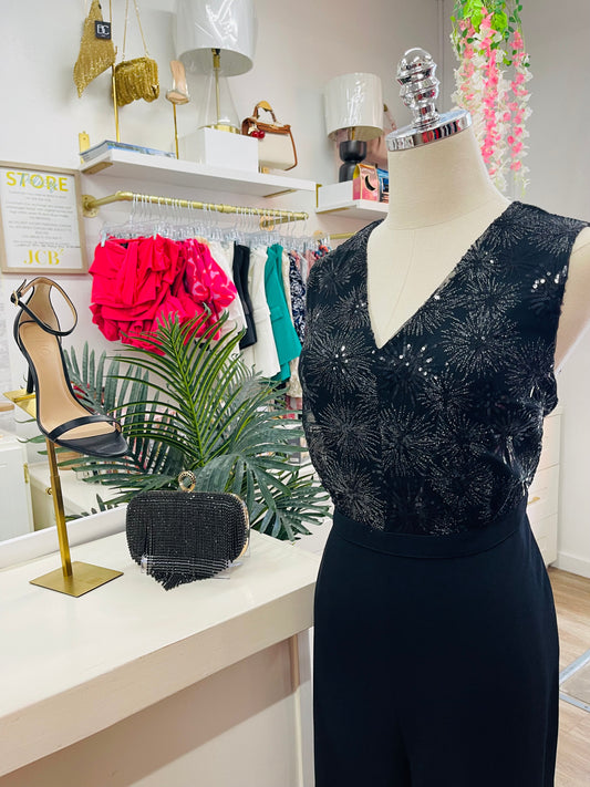 Alexa B Sequin Jumpsuit
