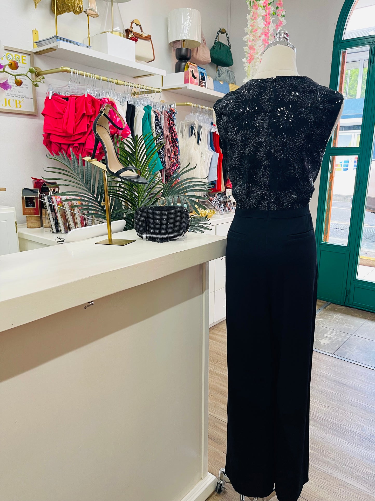 Alexa B Sequin Jumpsuit