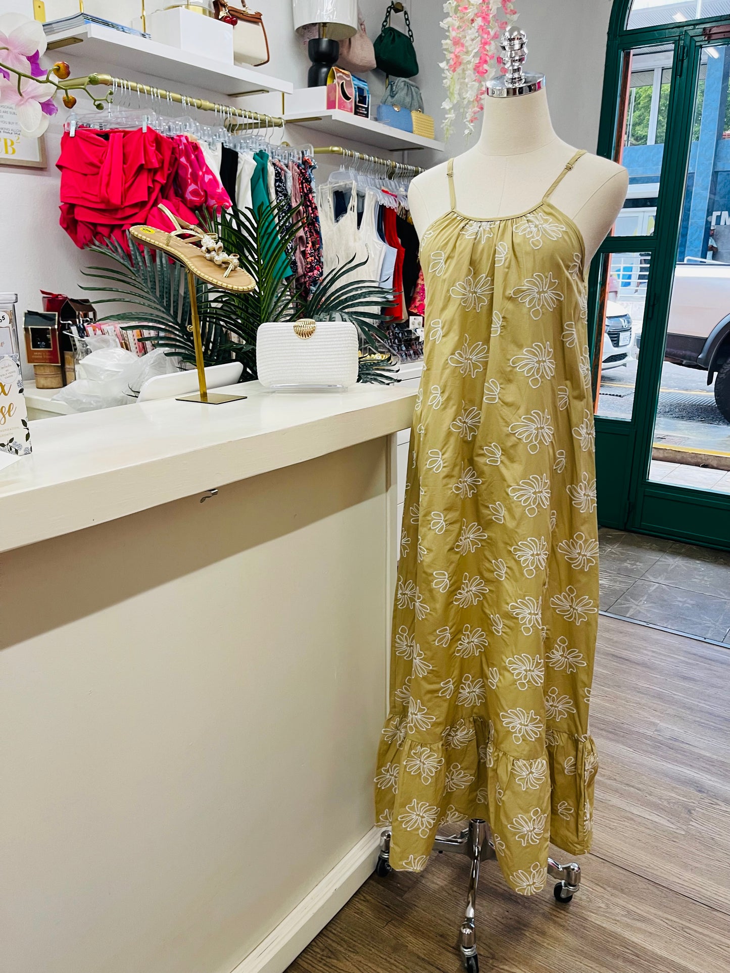 DN Embossed Maxi Dress