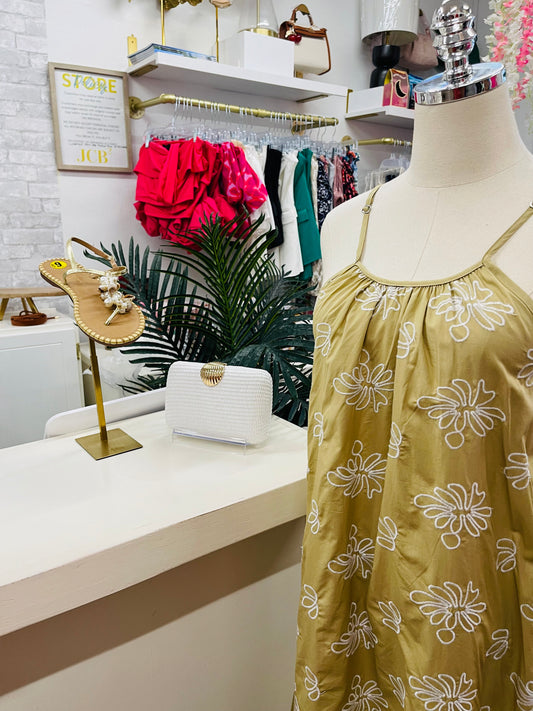 DN Embossed Maxi Dress