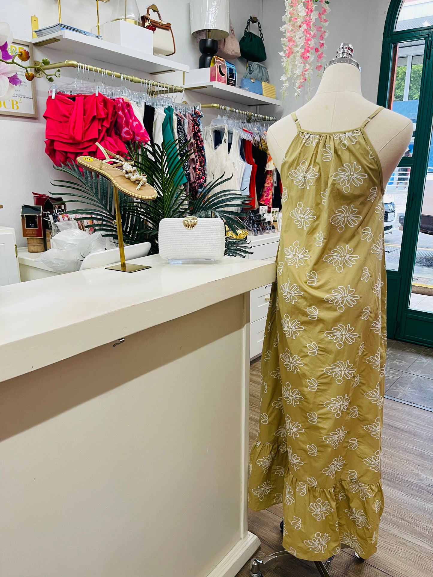 DN Embossed Maxi Dress