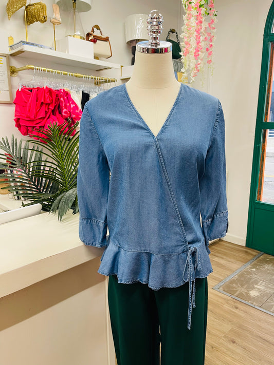 Cremieux Wrap Top
