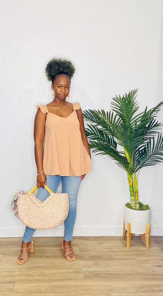 Cozy & Co Ruffle Tank
