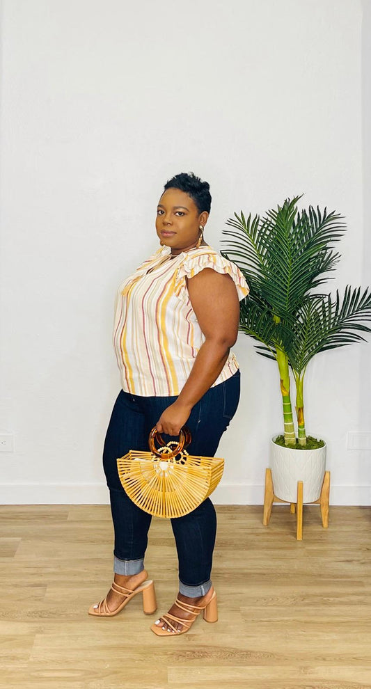 CA Ruffle Blouse
