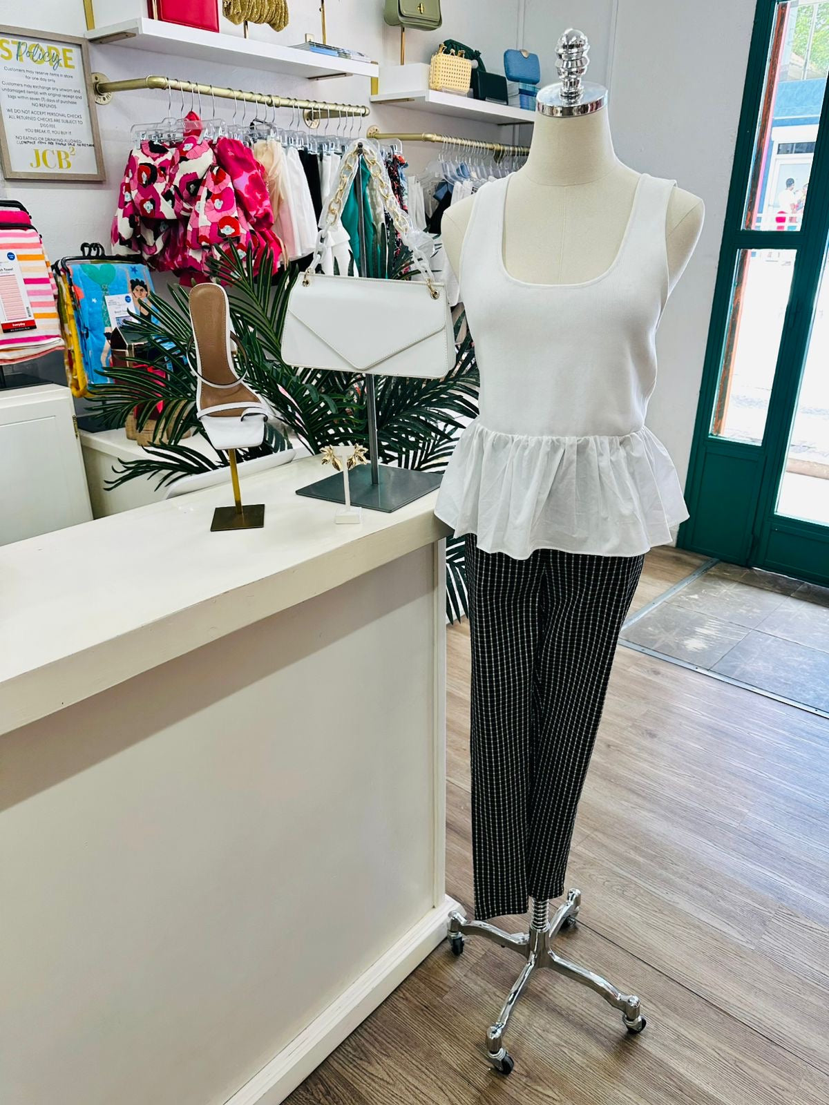 AQ Rye Peplum Top