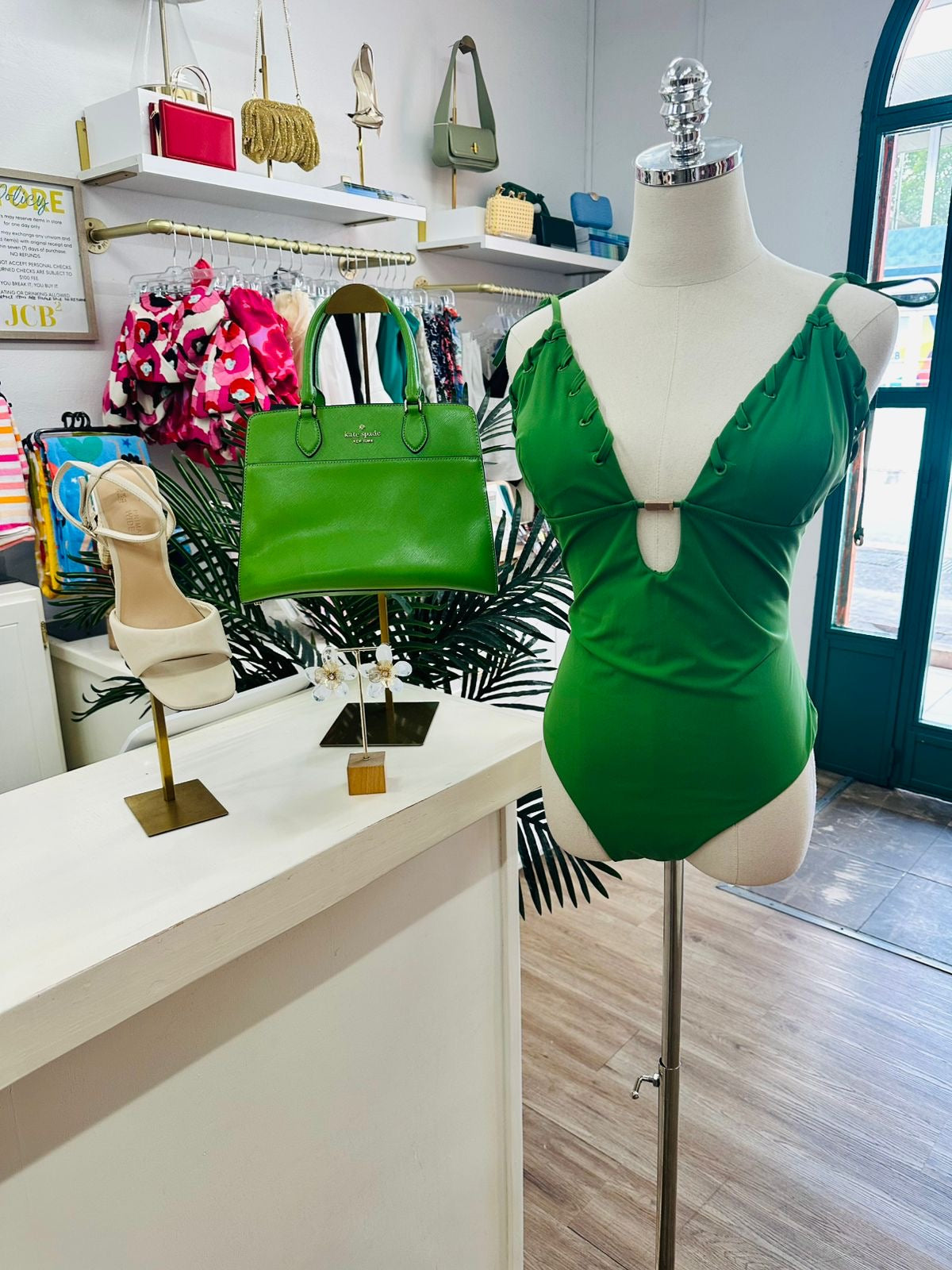 REISS Whipstitch Swimsuit