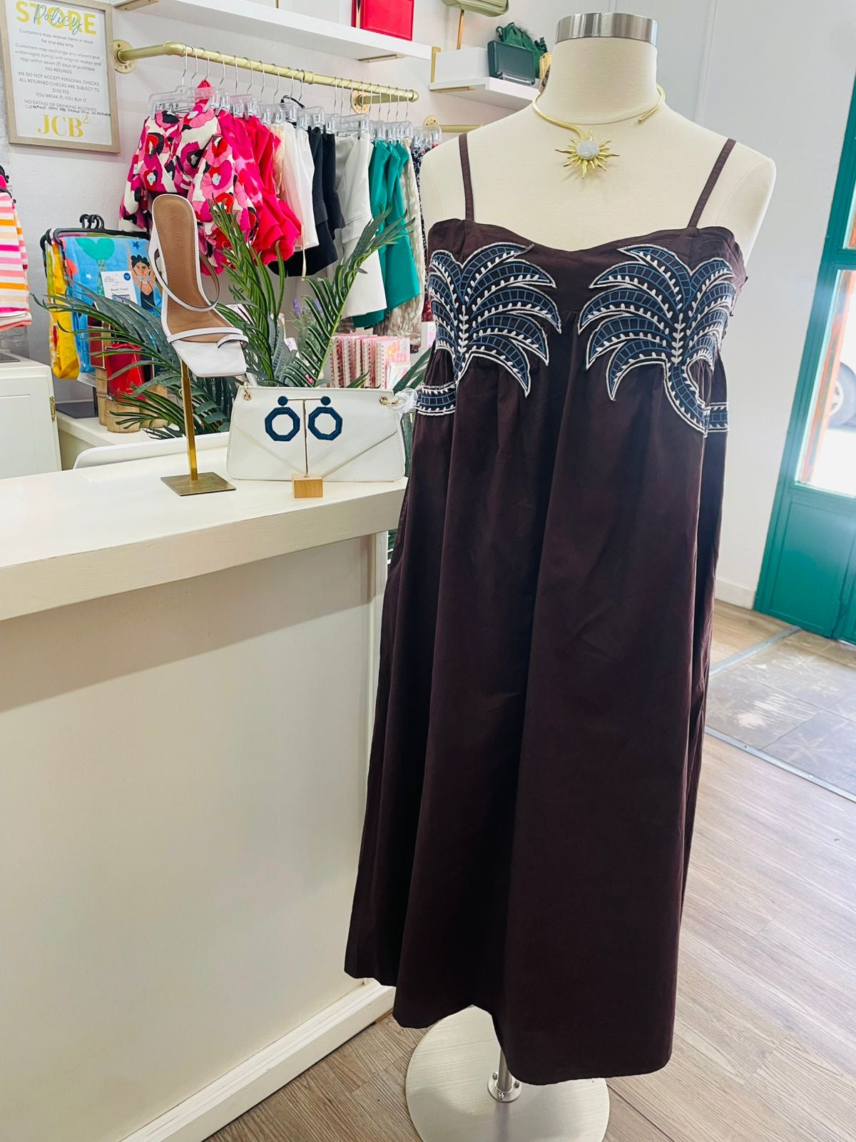 S&S Palm Midi Dress
