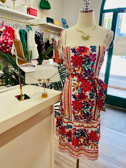 JJ Julia Dropped Hem Mini Dress