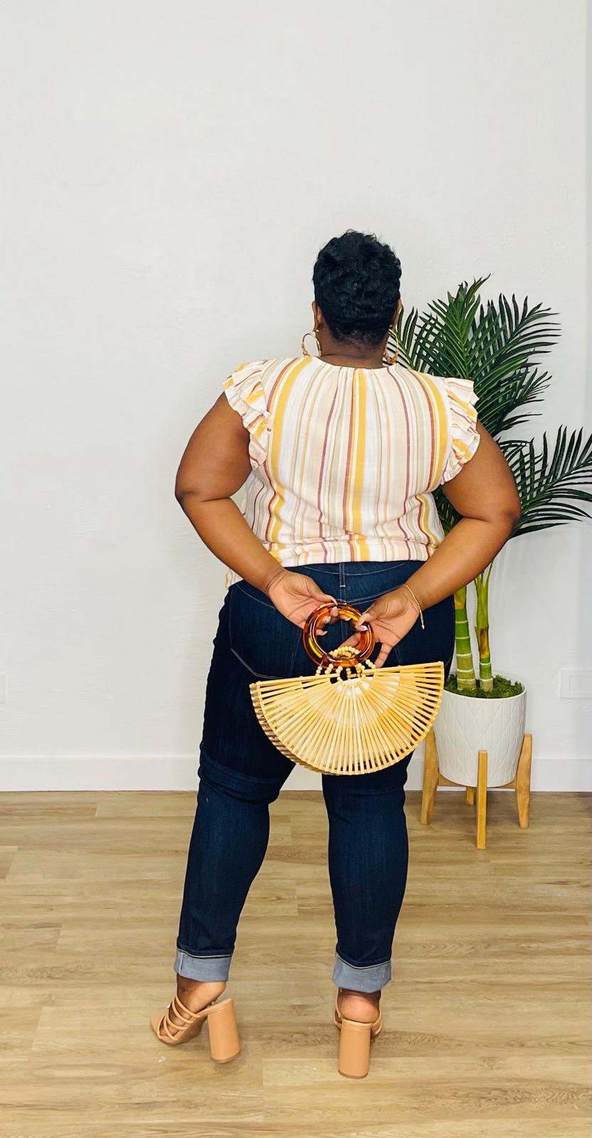 CA Ruffle Blouse
