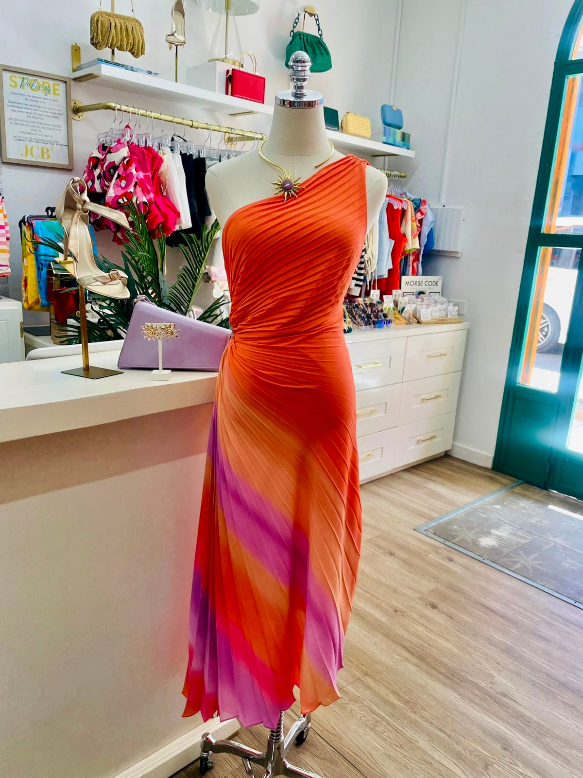 NM Stacy Pleated Dress