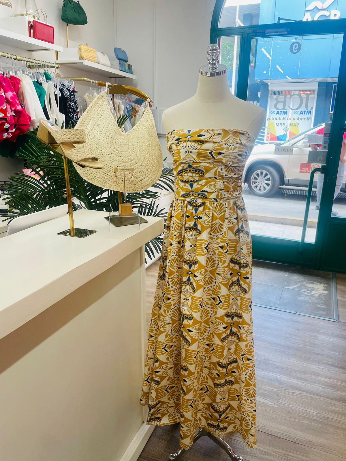 MR Crescent Tube Midi Dress