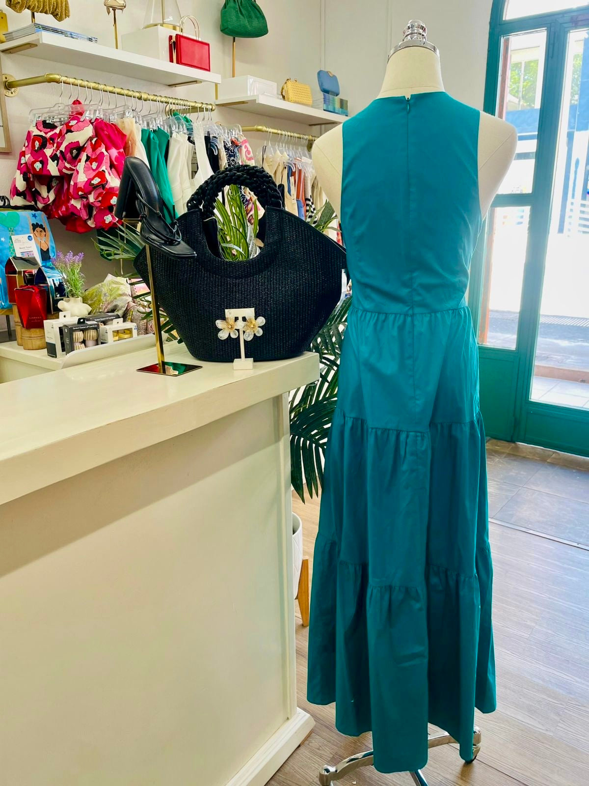 DM Morgan Halter Maxi Dress