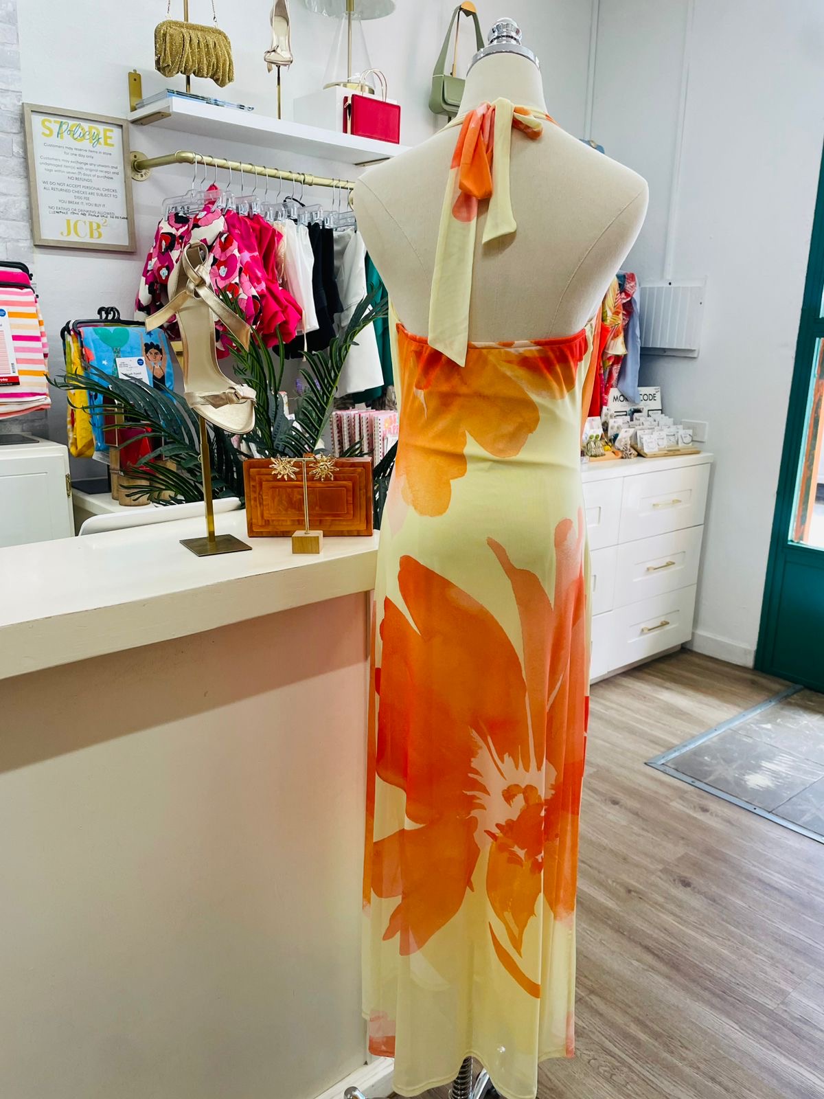SJ Mesh Halter Dress