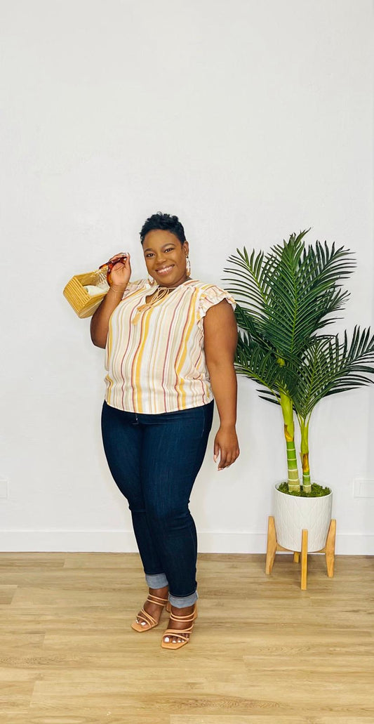 CA Ruffle Blouse