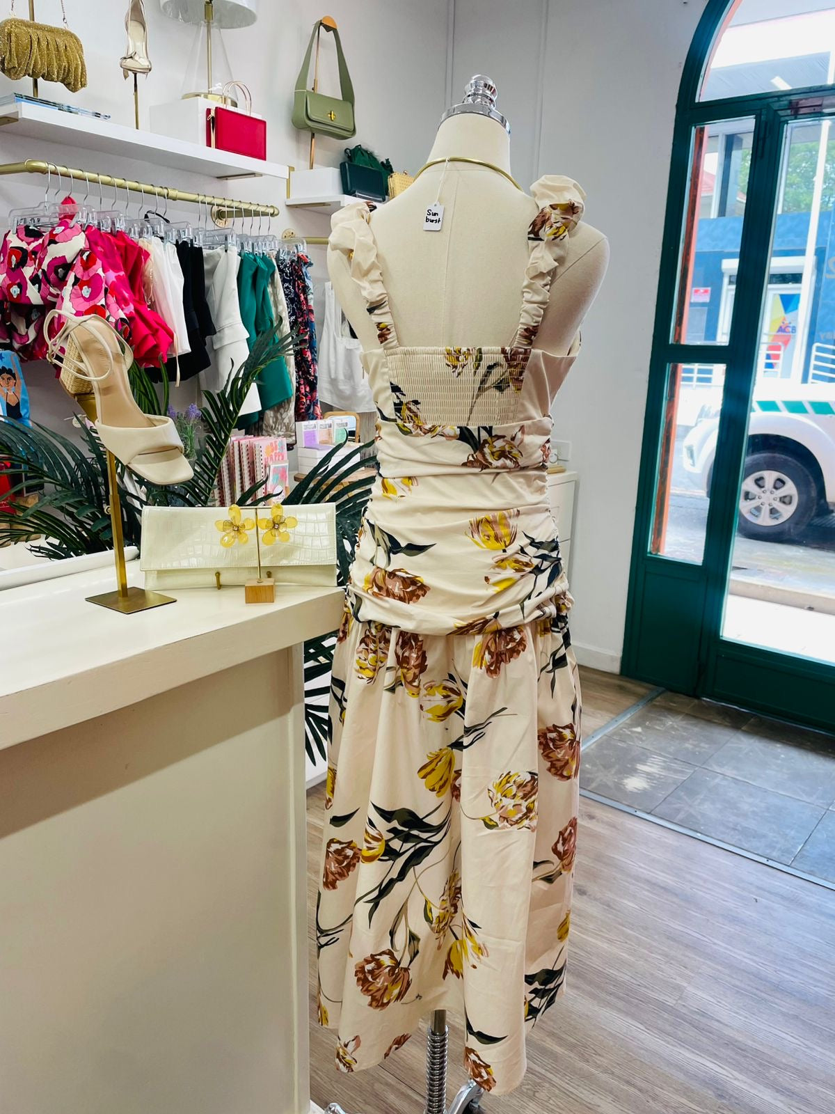 RRR Ruched Maxi Dress