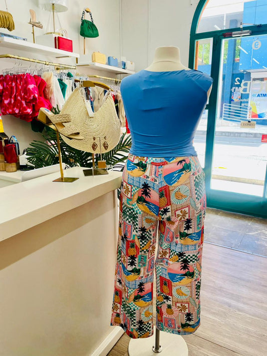Tropics Palazzo Pants