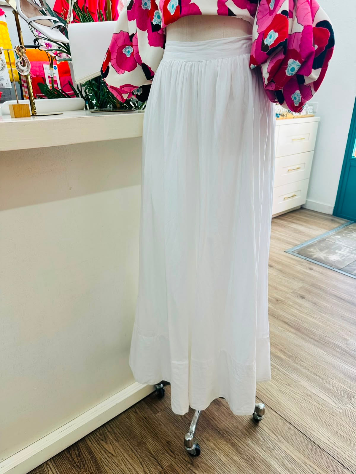 Elan Midi A-Line Skirt