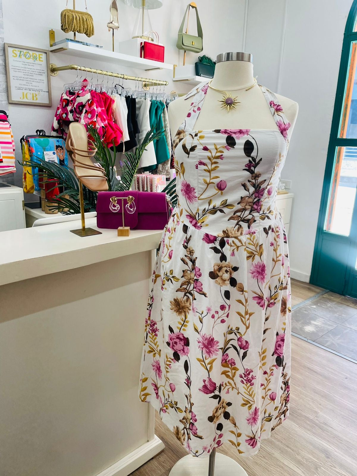KR Halter Midi Dress