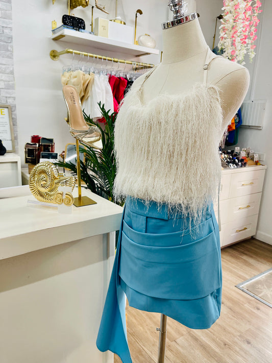 W+C Fuzzy Halter Top