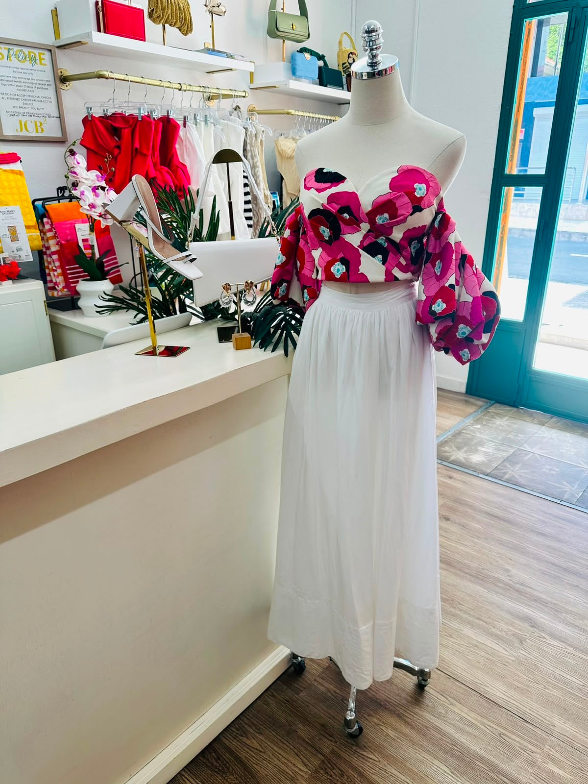 Elan Midi A-Line Skirt