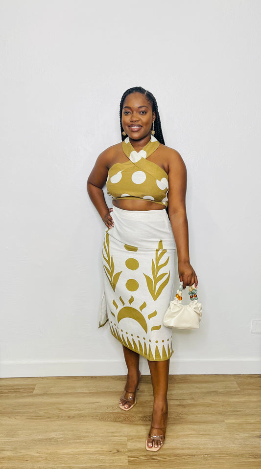 SMU Skirt Set