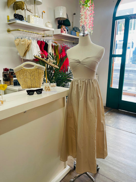 TW Twist Tube Midi Dress