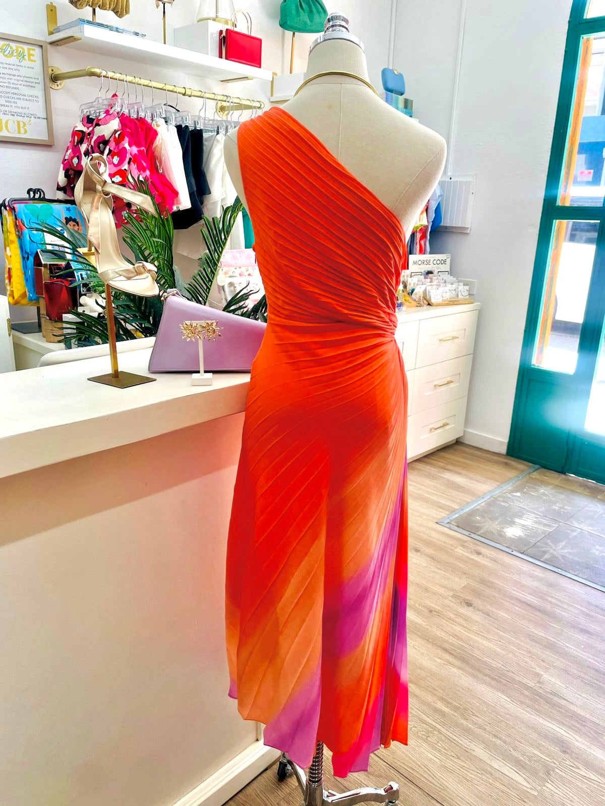 NM Stacy Pleated Dress