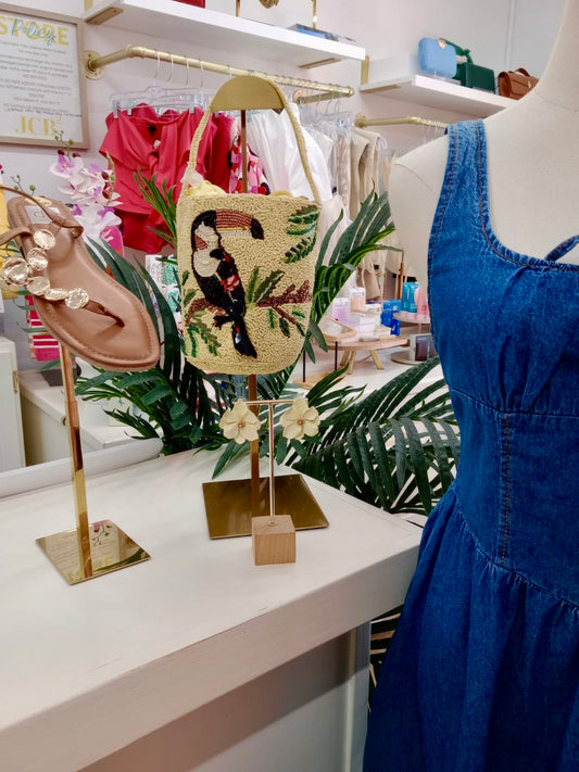 1SL Mini Denim Dress