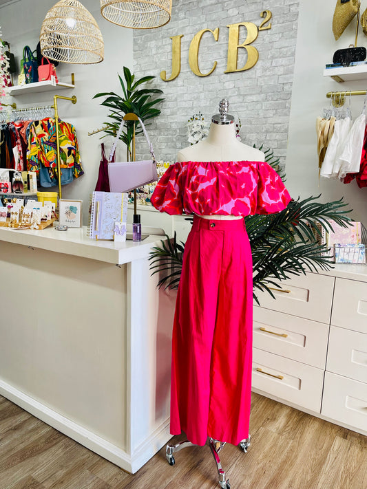 BR Bubble Sleeve Off Shlder Top