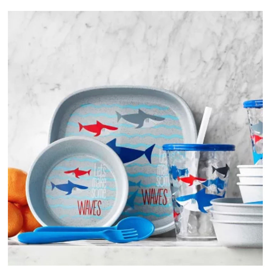 14 Pc Kids Dish Set