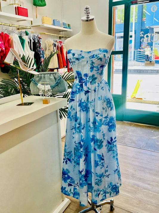 Lola Corset Midi Dress