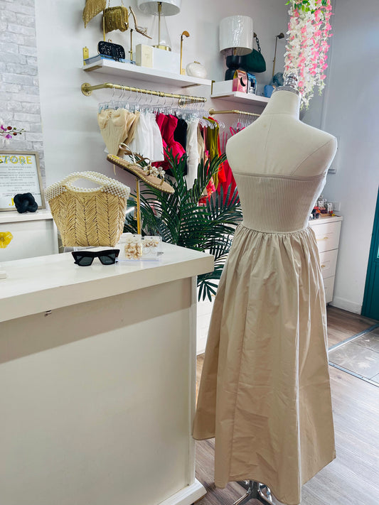 TW Twist Tube Midi Dress