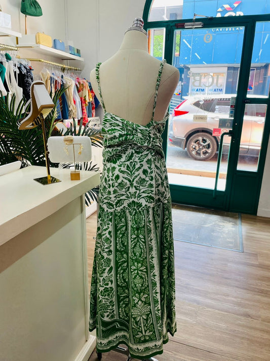 FR Delicate Tapestry Midi Dress