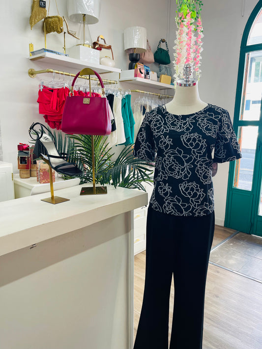 VC Embroidered Top