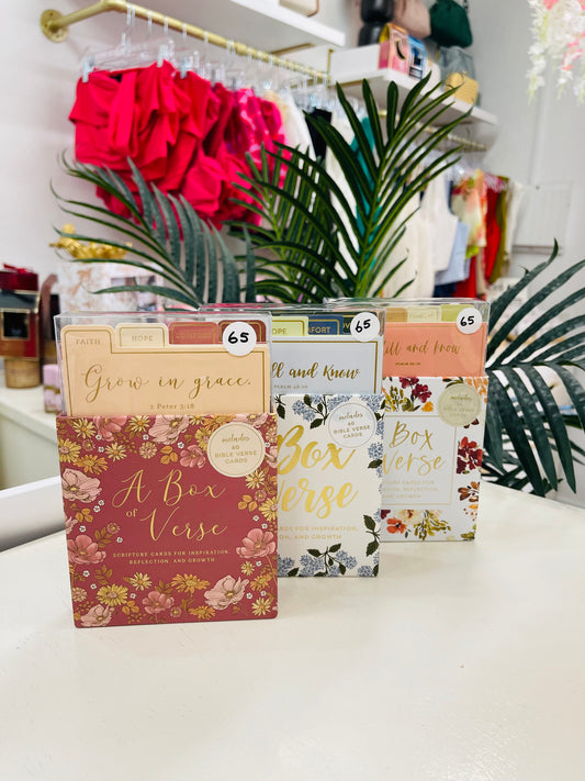 A Box of Verse- Prayer Cards