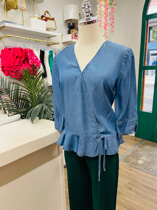 Cremieux Wrap Top