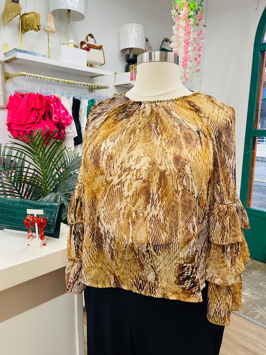 L&P Ruffle Slve Top