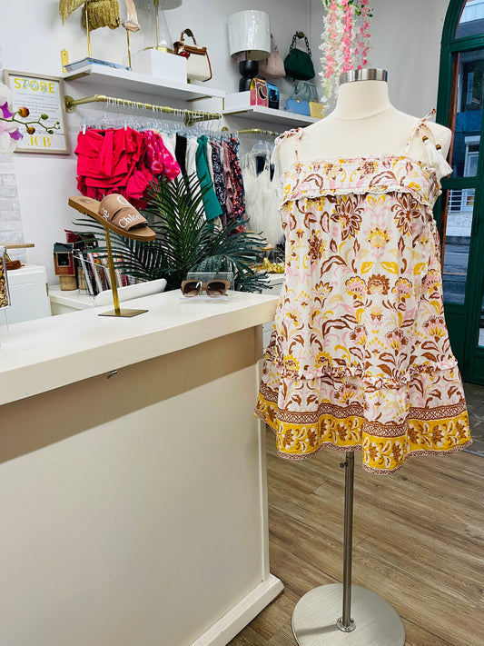 JS Drop Hem Mini Dress