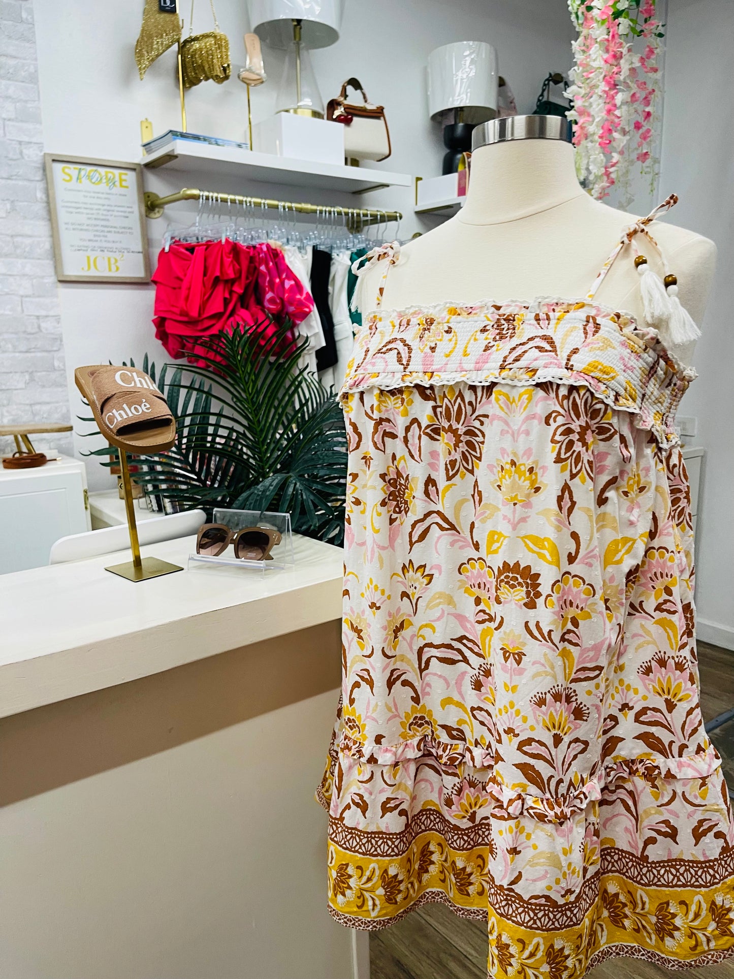 JS Drop Hem Mini Dress