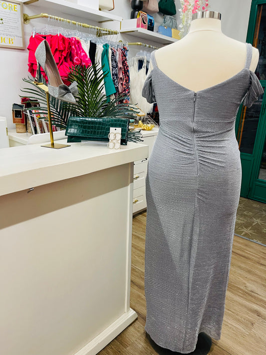 R&MR Metallic Gown