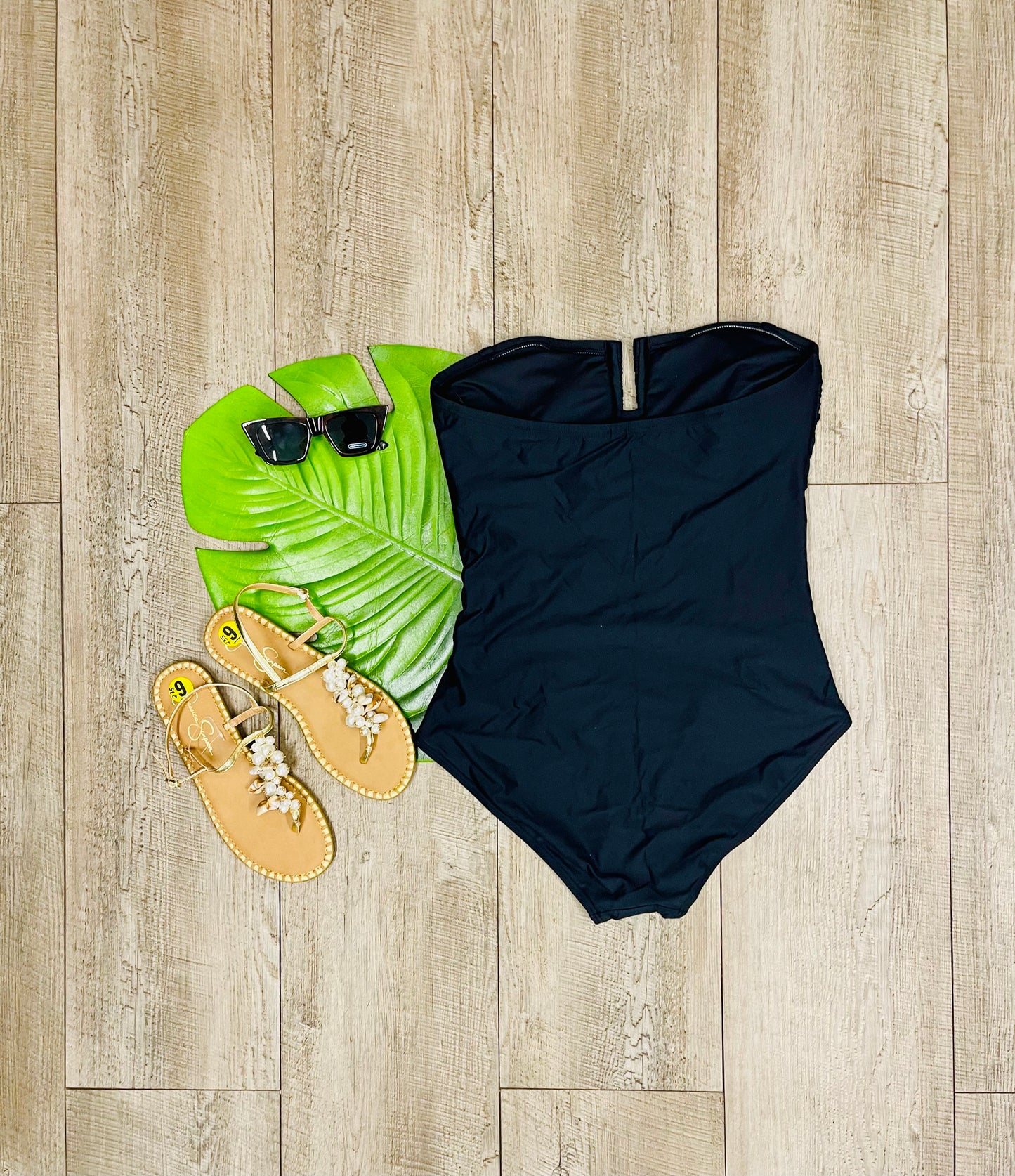DKNY Key West Tube One Piece Swimsuit